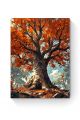 Алмазная мозаика на подрамнике «Могучий дуб» 60x45 см