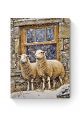 Алмазная мозаика на подрамнике «Зима в деревне» 50x40 см
