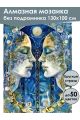 Алмазная мозаика без подрамника «Отражение души» 130x100 см