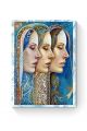 Алмазная мозаика на подрамнике «Три сестры» 50x40 см
