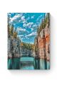 Алмазная мозаика на подрамнике «Карелия» 90x70 см