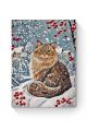 Алмазная мозаика на подрамнике «Зима в деревне» 50x40 см