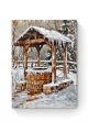 Алмазная мозаика на подрамнике «Зима в деревне» 40x30 см
