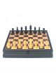 Шахматы+шашки "Gold Knight Luxury" магнитные цвет венге 38x38 см