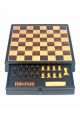Шахматы+шашки "Gold Knight Luxury" магнитные цвет венге 38x38 см