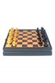 Шахматы+шашки "Gold Knight Luxury" магнитные цвет венге 38x38 см