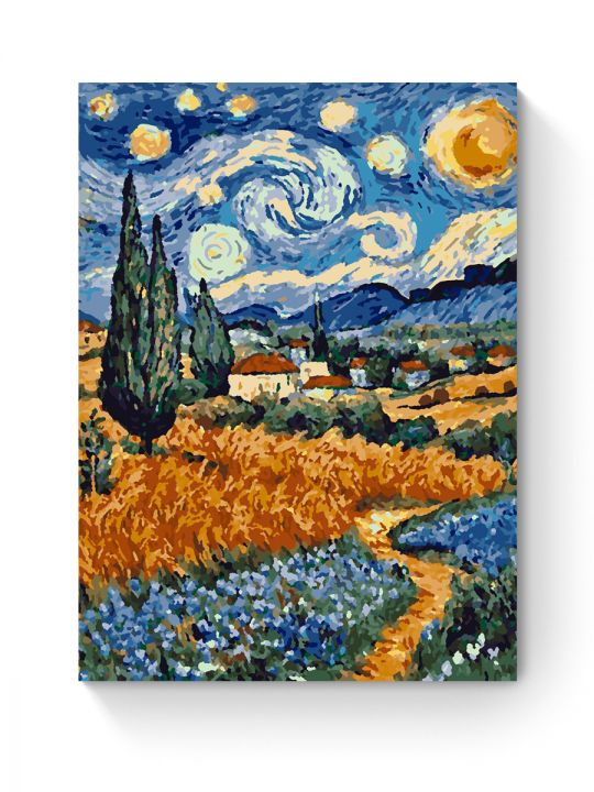 Картина по номерам на подрамнике «Пейзаж Тосканы» 50x40 см