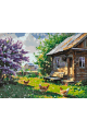 Картина по номерам на подрамнике «Лето в деревне» 50x40 см