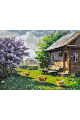 Картина по номерам без подрамника «Лето в деревне» 40x30 см