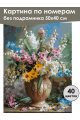 Картина по номерам без подрамника «Весенний букет» 50x40 см