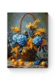 Картина по номерам на подрамнике «Корзина цветов» 50x40 см