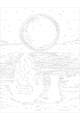 Картина по номерам на подрамнике «Лунная ночь» 40x30 см