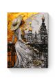 Картина по номерам на подрамнике «Дама на мосту» 50x40 см