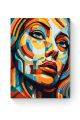 Картина по номерам на подрамнике «Девушка Арт» 40x30 см