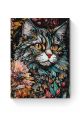 Картина по номерам на подрамнике «Цветочный кот» 50x40 см