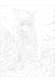 Картина по номерам без подрамника «Аниме Мичико» 40x30 см