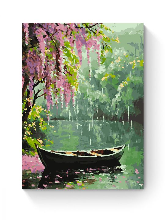 Картина по номерам на подрамнике «Весенний дождь» 50x40 см