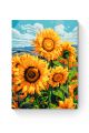 Картина по номерам на подрамнике «Подсолнухи» 40x30 см