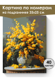 Картина по номерам на подрамнике «Букет мимоз» 35x25 см