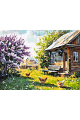 Картина по номерам без подрамника «Лето в деревне» 35x25 см