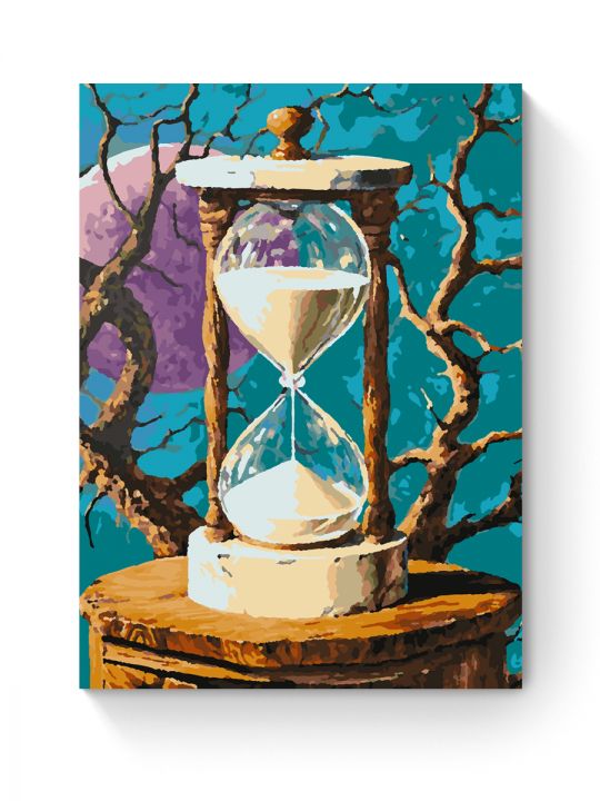 Картина по номерам на подрамнике «Песочные часы» 50x40 см