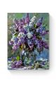 Картина по номерам на подрамнике «Букет сирени» 50x40 см