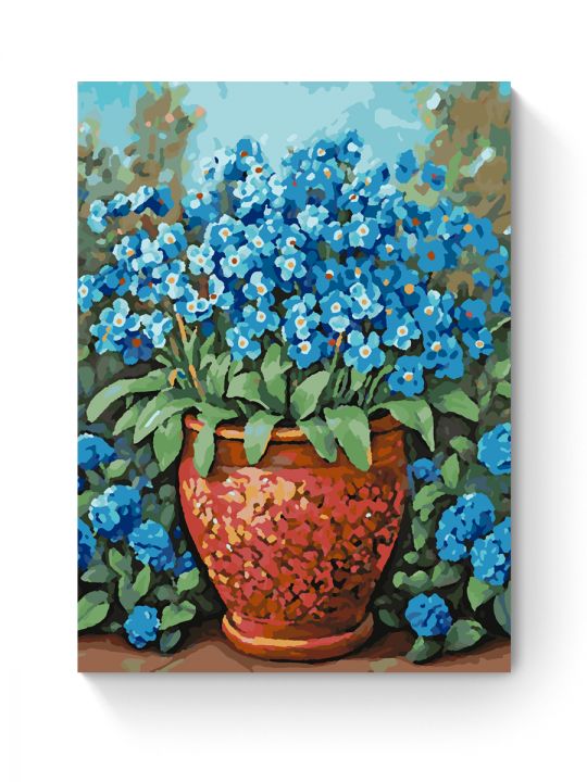 Картина по номерам на подрамнике «Незабудки» 40x30 см