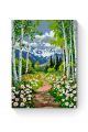 Картина по номерам на подрамнике «Тропа в горы» 50x40 см