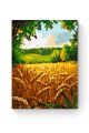 Картина по номерам на подрамнике «Поле пшеницы» 40x30 см