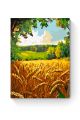 Картина по номерам на подрамнике «Поле пшеницы» 50x40 см