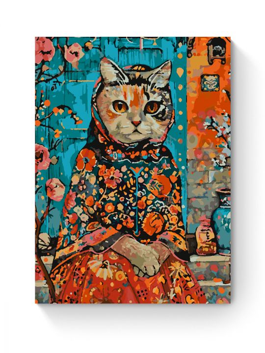 Картина по номерам на подрамнике «Кошка Матрёна» 50x40 см