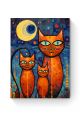 Картина по номерам на подрамнике «Рыжие кошки» 50x40 см