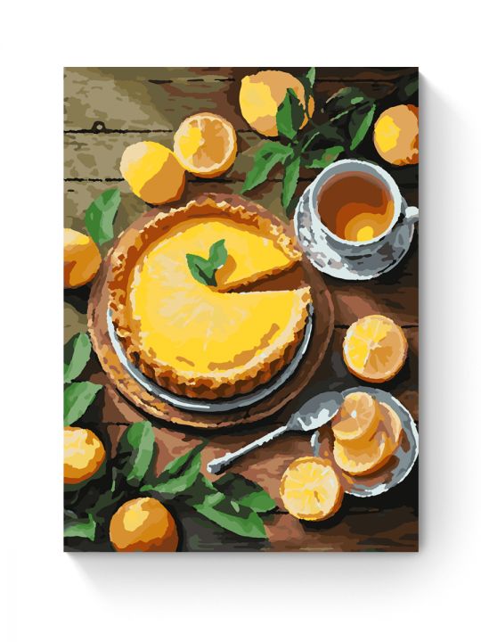 Картина по номерам на подрамнике «Лимонный вкус» 40x30 см