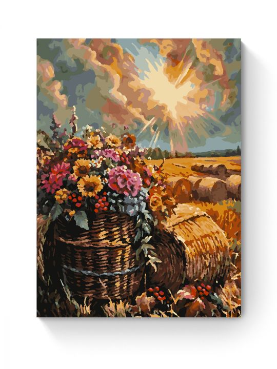 Картина по номерам на подрамнике «Краски осени» 50x40 см