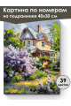 Картина по номерам на подрамнике «Летний дом» 40x30 см