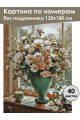 Картина по номерам без подрамника «Букет роз» 130x100 см