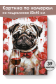 Картина по номерам на подрамнике «Момпсик» 50x40 см