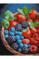 Картина по номерам без подрамника «Вкус лета» 40x30 см
