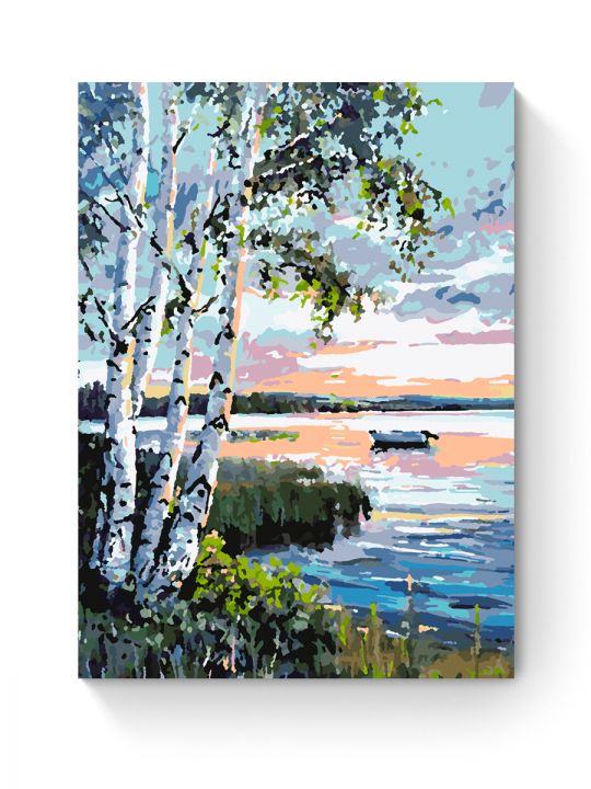 Картина по номерам на подрамнике «Рассвет» 50x40 см