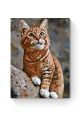 Картина по номерам на подрамнике «Рыжий кот» 25x20 см