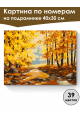 Картина по номерам на подрамнике «Осенний парк» 40x30 см