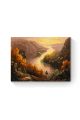 Картина по номерам на подрамнике «Речная долина» 50x40 см