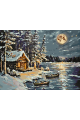 Картина по номерам на подрамнике «Сторожка» 25x20 см