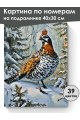 Картина по номерам на подрамнике «Рябчик в лесу» 40x30 см