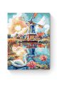 Картина по номерам на подрамнике «Чудо мельница» 50x40 см