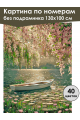 Картина по номерам без подрамника «Весна» 130x100 см