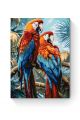 Картина по номерам на подрамнике «Попугаи Ара» 50x40 см
