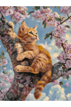 Картина по номерам на подрамнике «Рыжий котёнок» 50x40 см
