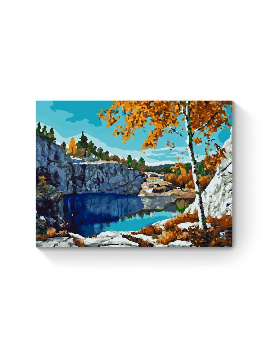 Картина по номерам на подрамнике «Рускеала» 40x30 см