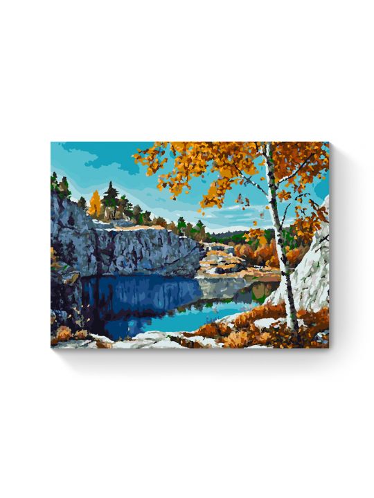 Картина по номерам на подрамнике «Рускеала» 50x40 см